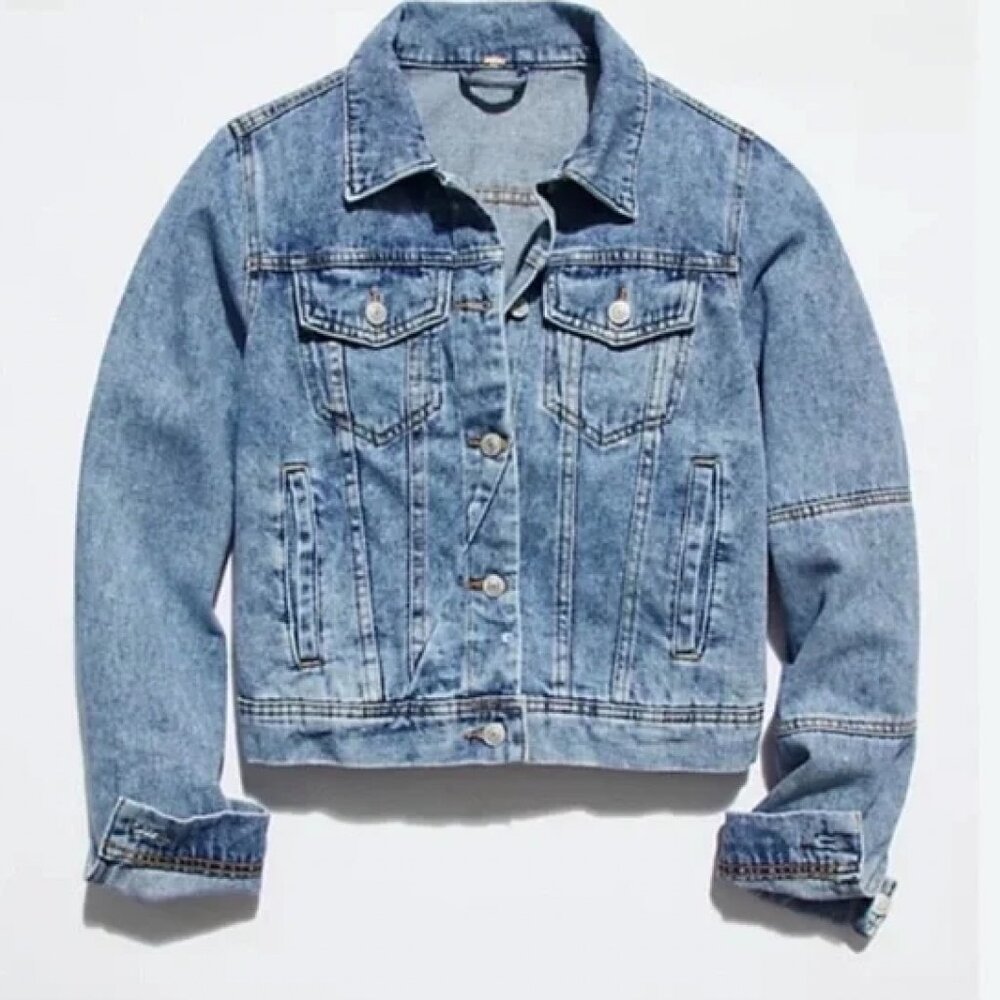 Free People Rumors Denim Jacket